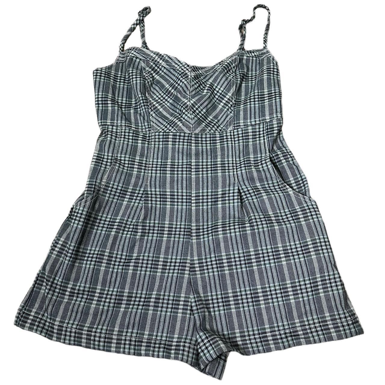 Plaid romper womens hotsell