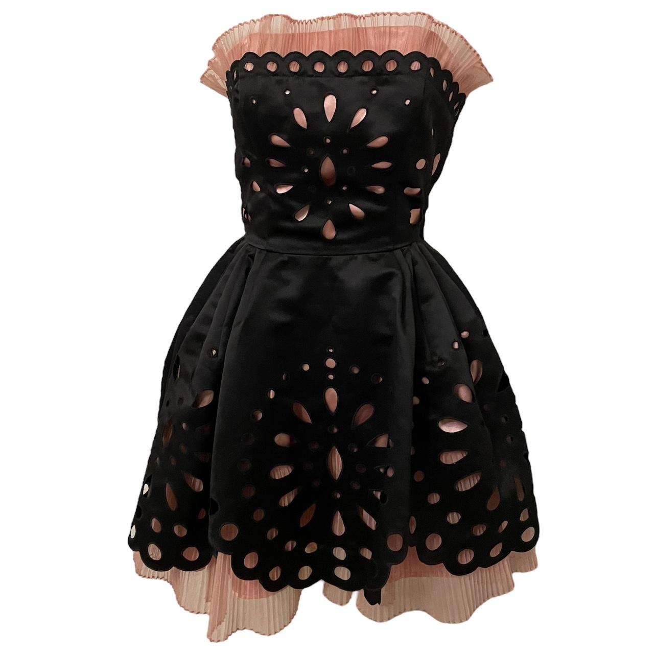 Betsey Johnson Y2K black and white popular cupcake dress