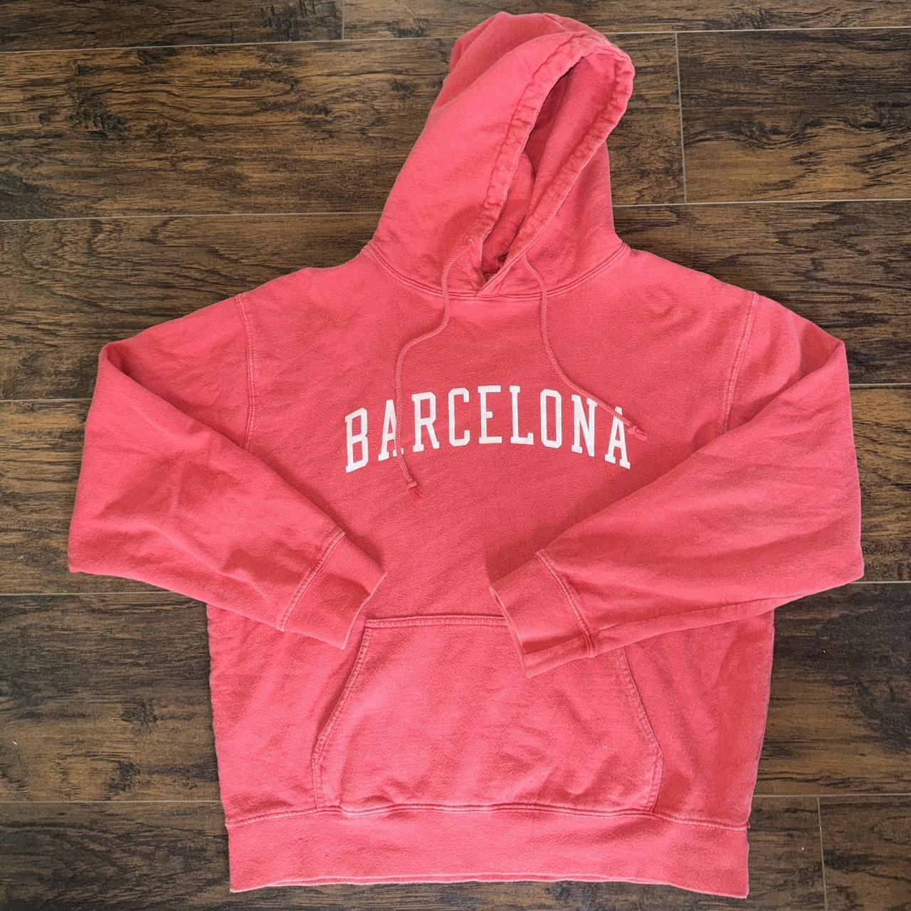Barcelona John Galt Brandy Melville Hoodie Red... Depop