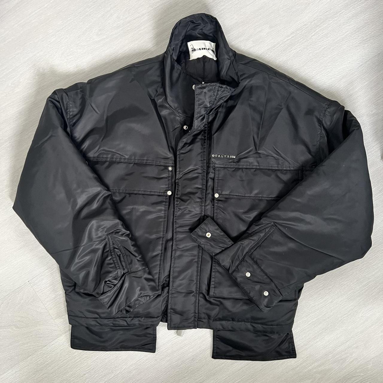 1017 ALYX 9SM Aviator Jacket in Black with Polyester...