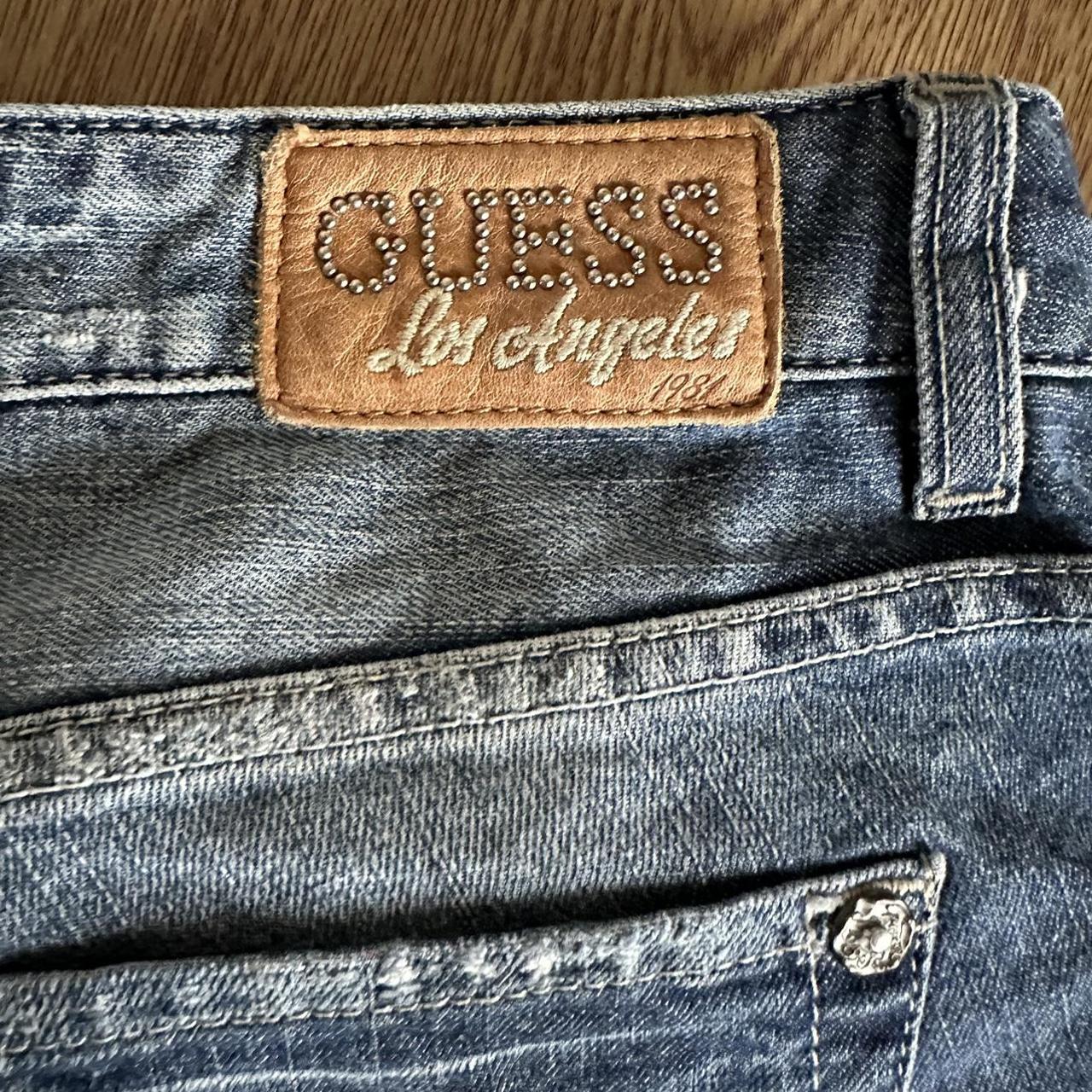 Guess Women's Blue Jeans | Depop