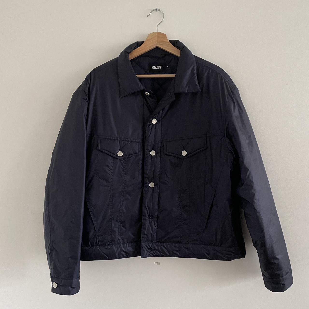 NWT) Palace Relaxed Insulated Pertex Jacket Navy | Depop
