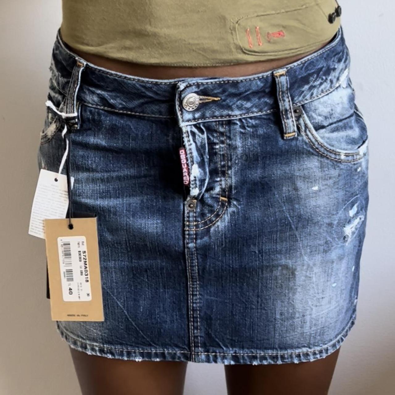Dsquared denim mini skirt - Brand: DSQUARED2 - | Depop