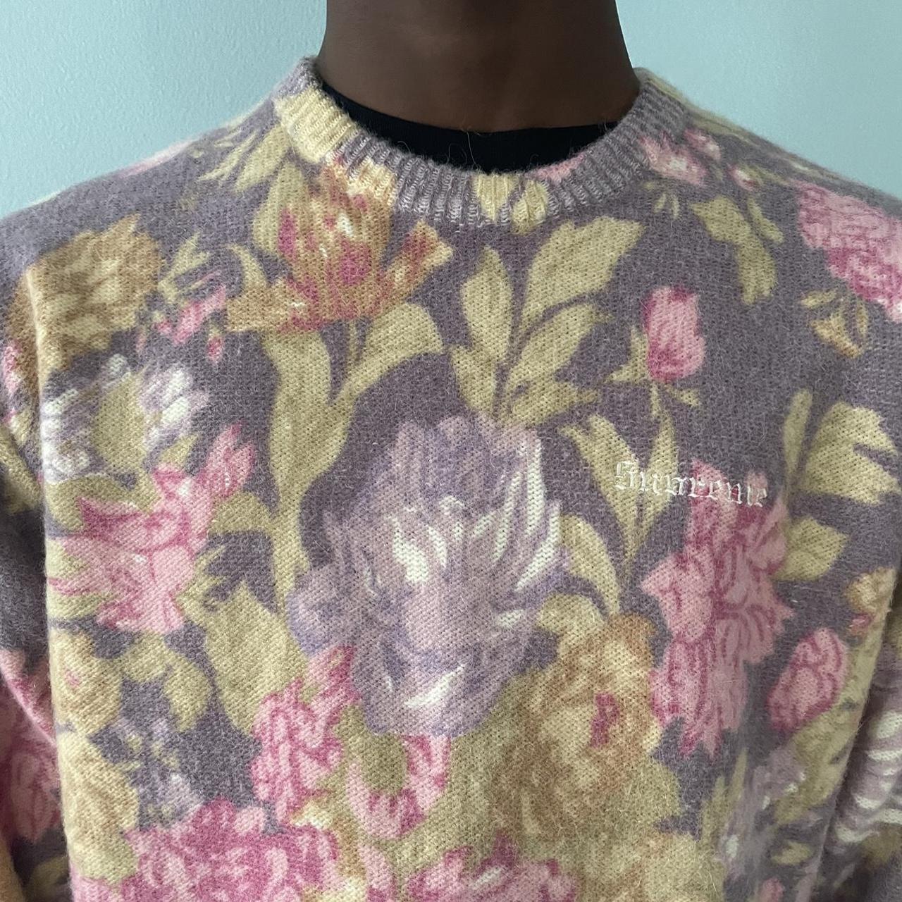 Supreme floral angora sweater sweatshirt - ファッション