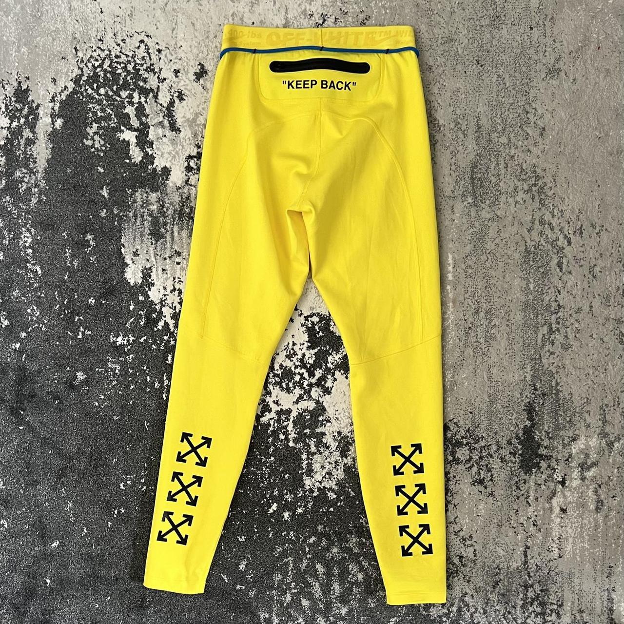off white keep back leggings