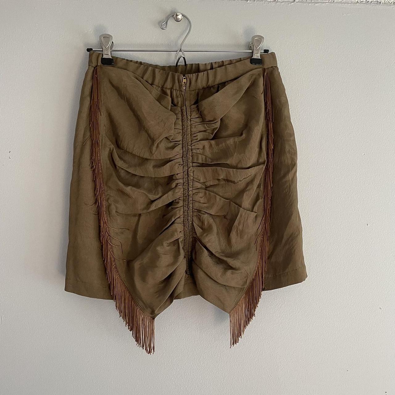 TOGA PULLA skirt - Brand: TOGA PULLA - Brown fringe... - Depop