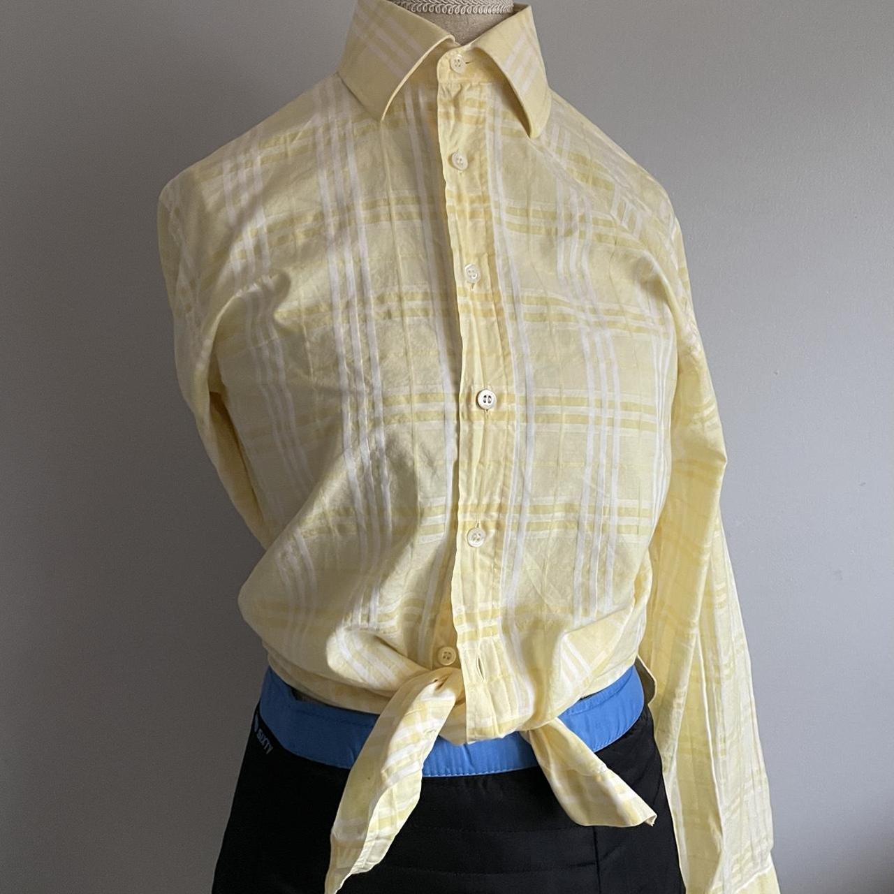 Burberry shirt womens sale yellow