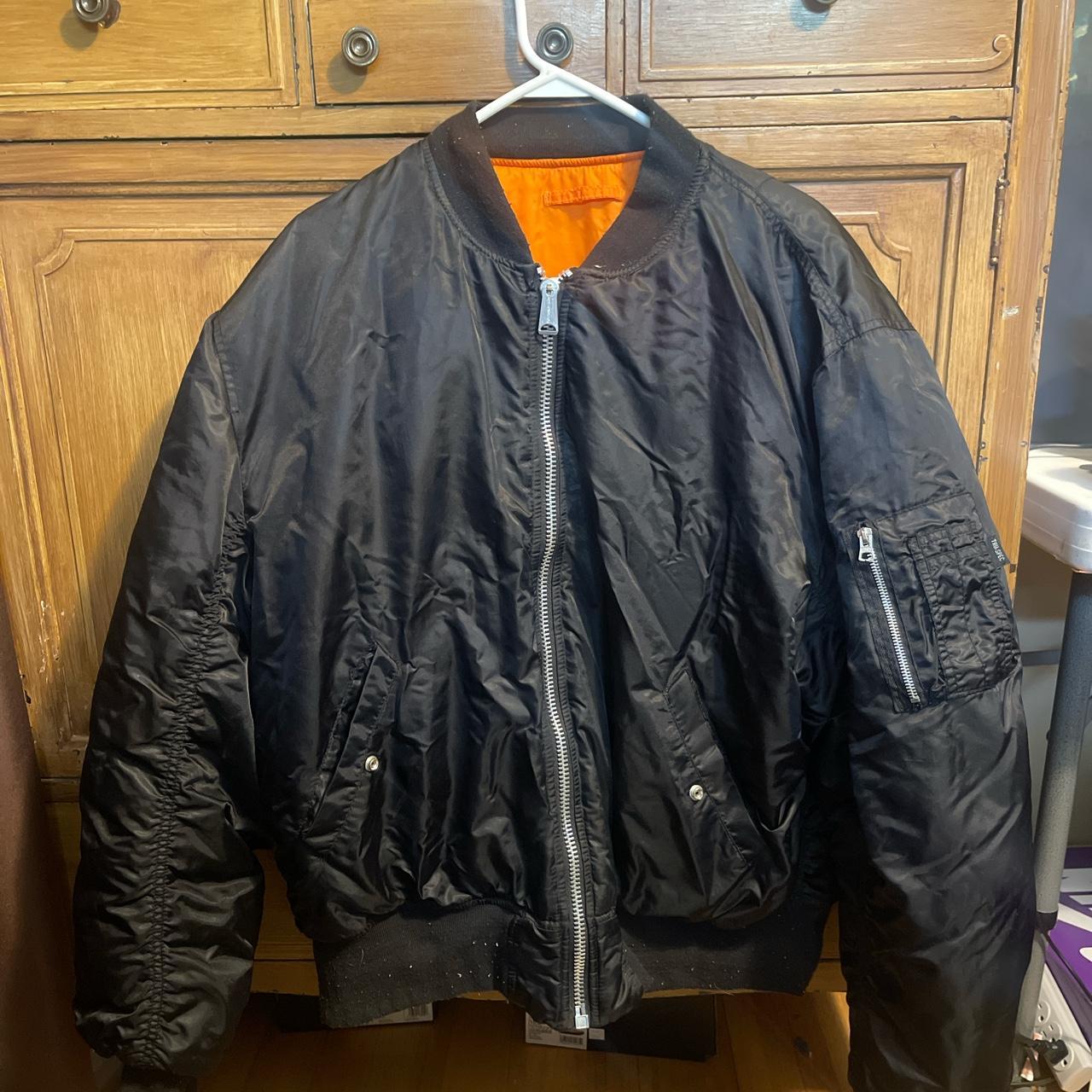 Beautiful reversible vintage bomber jacket, similar... - Depop