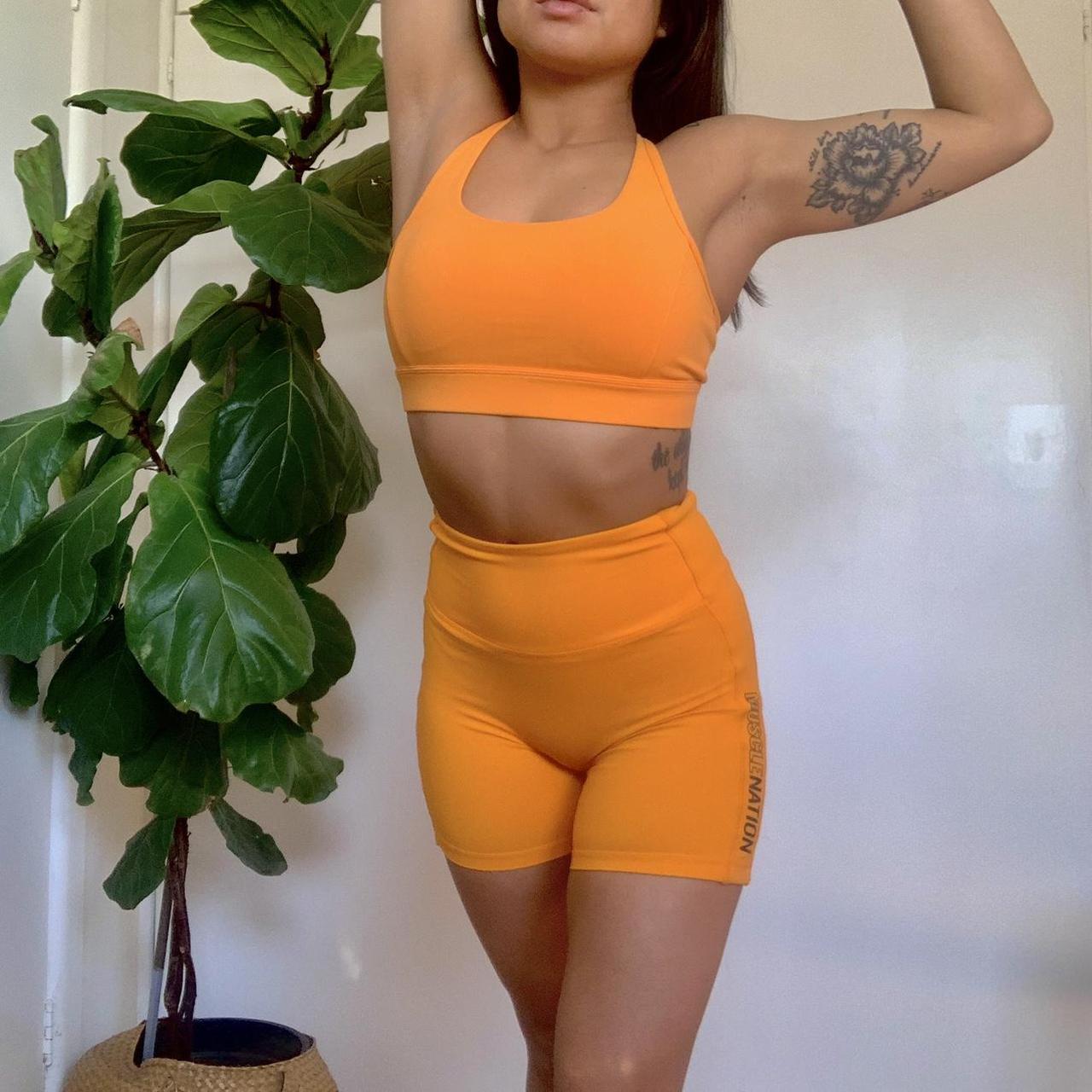Muscle Nation Tangerine Activewear Set, Colour