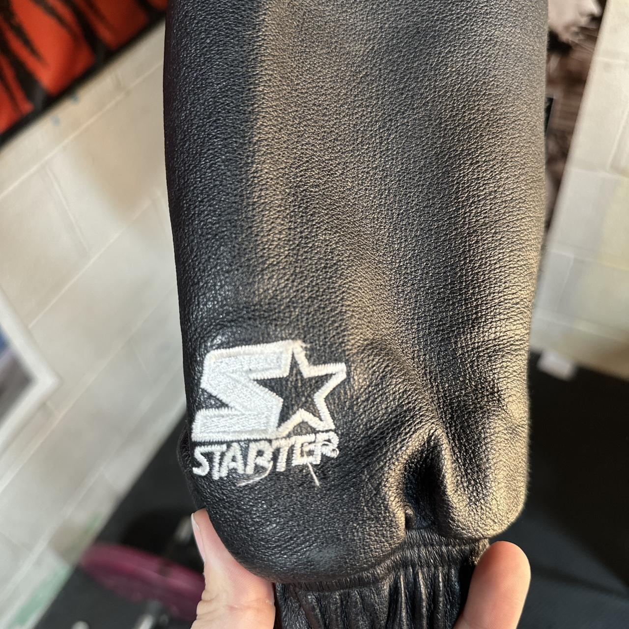 90s Packers Starter Jacket Leather Proline Tagged... Depop