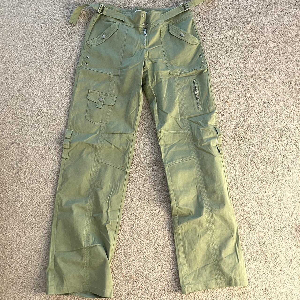 iamgia green jetta cargo pants size small (i’m a 25’... Depop