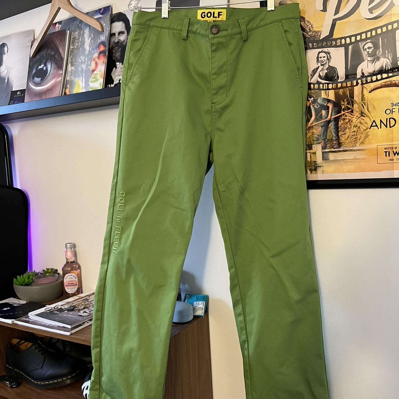 Golf Wang Green Pants Never Worn Perfect... - Depop