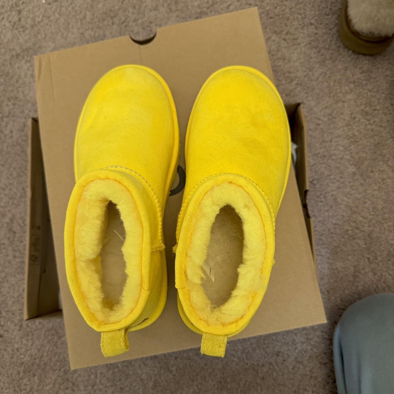 Bright yellow uggs hotsell