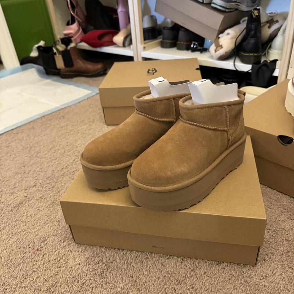 UGG classic platform pop sketch size w6 classic | Depop