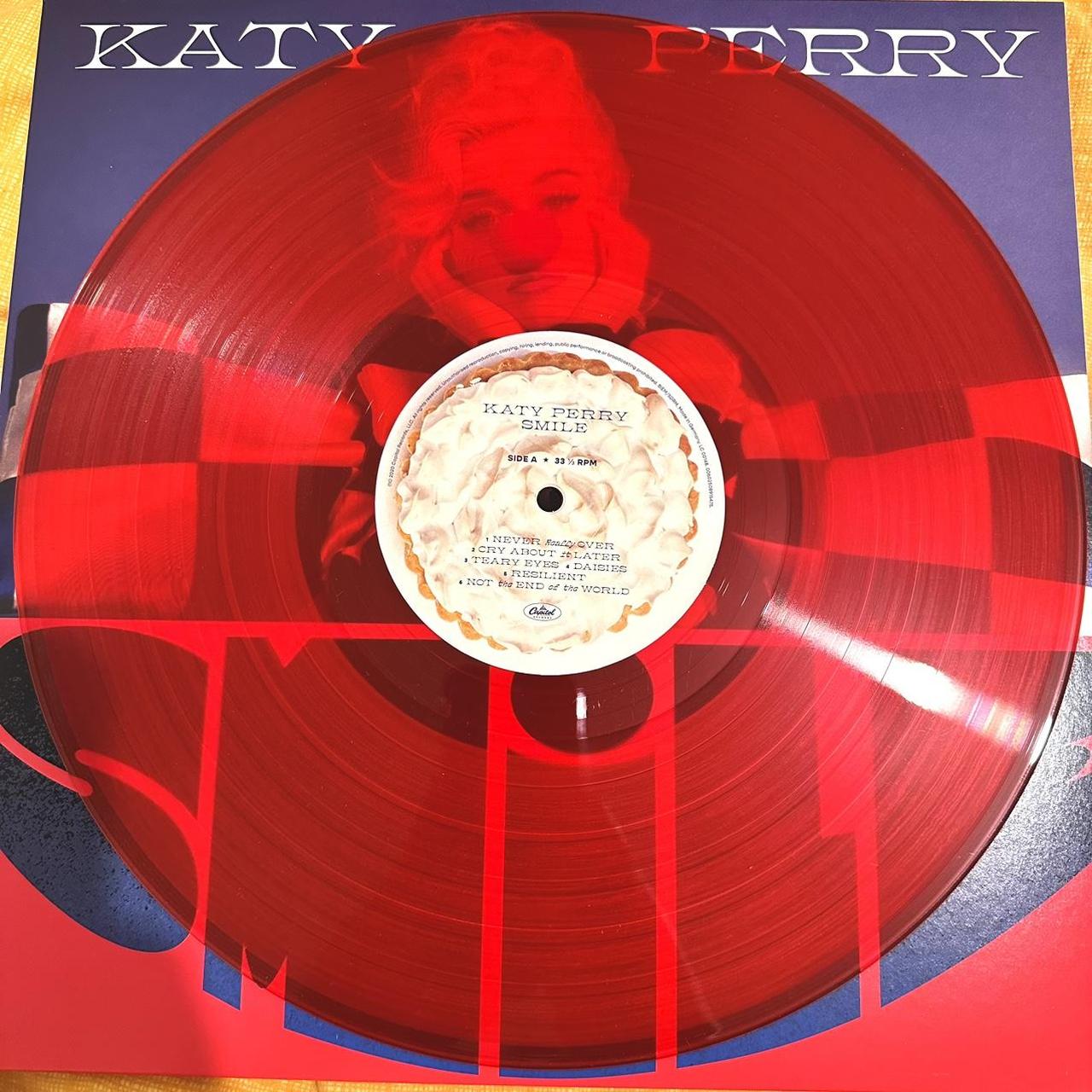 Katy Perry Daisies 7” Yellow Vinyl Signed Vinyl is | Depop
