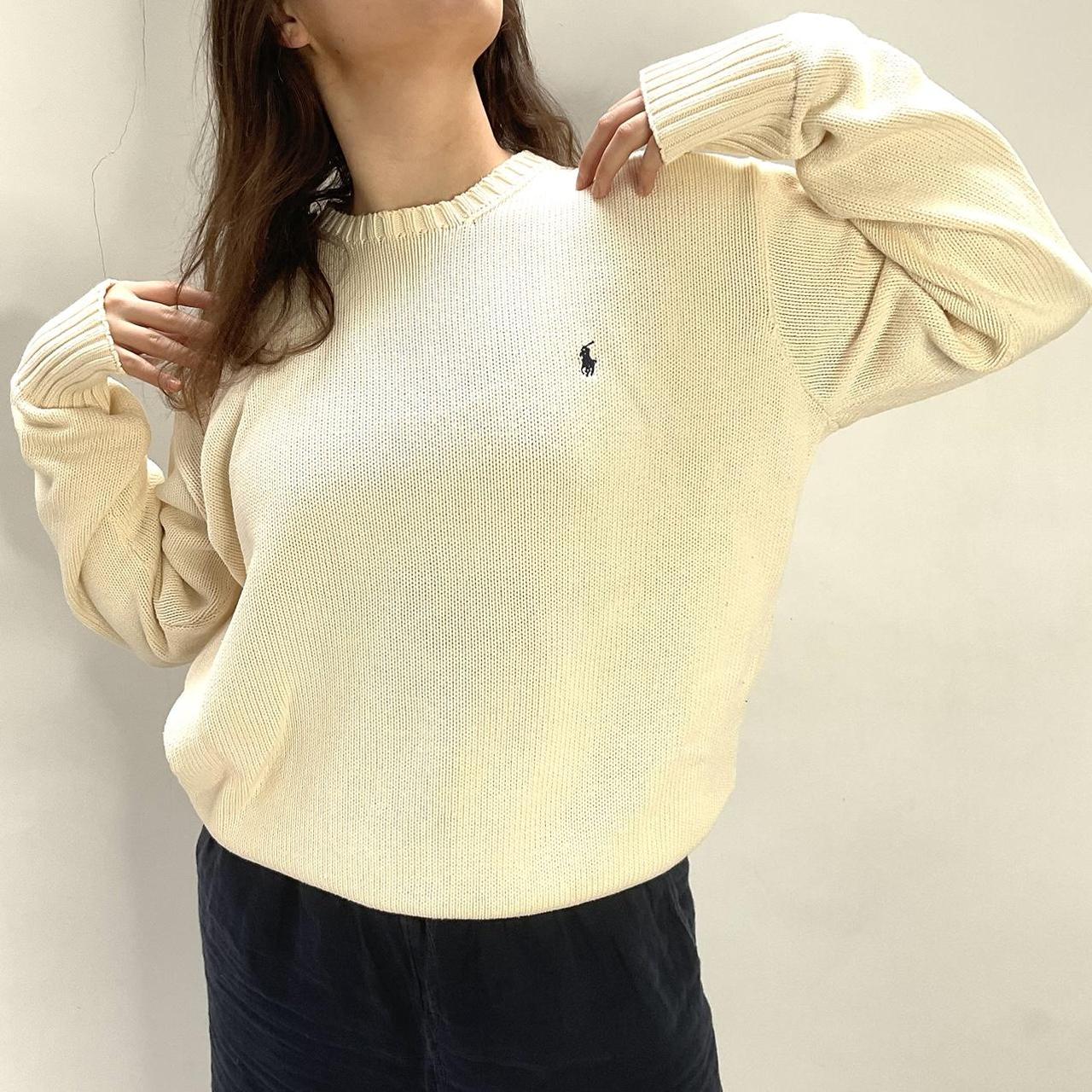 トップス 90s polo by ralph lauren cotton knit L Polo Ralph Lauren Striped Cotton-Linen Sweater | Saks Fifth