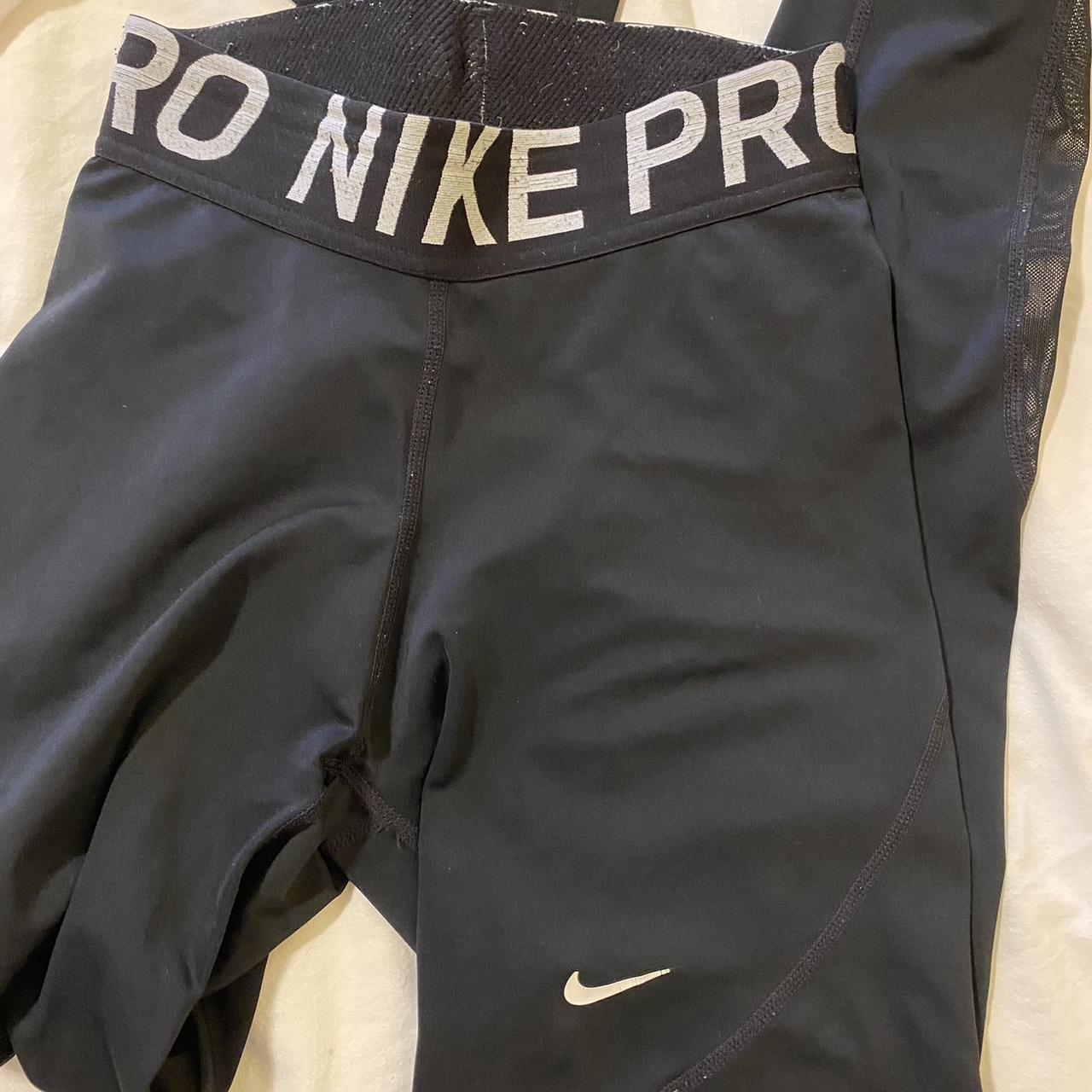 womens nike pro black leggings