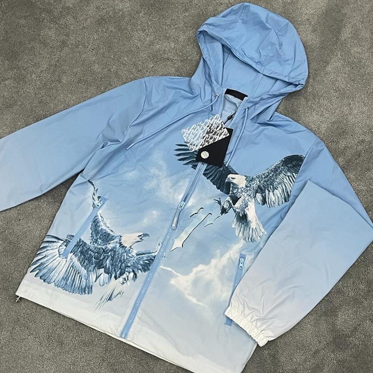Trapstar Flying Bird Blue Windbreaker Medium And... Depop