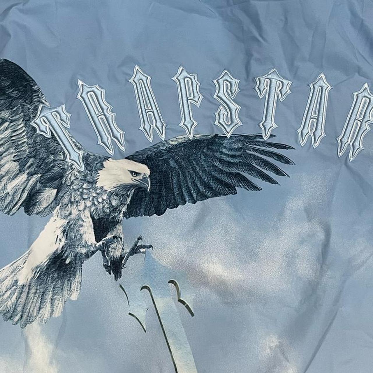 Trapstar Flying Bird Blue Windbreaker Medium And... Depop