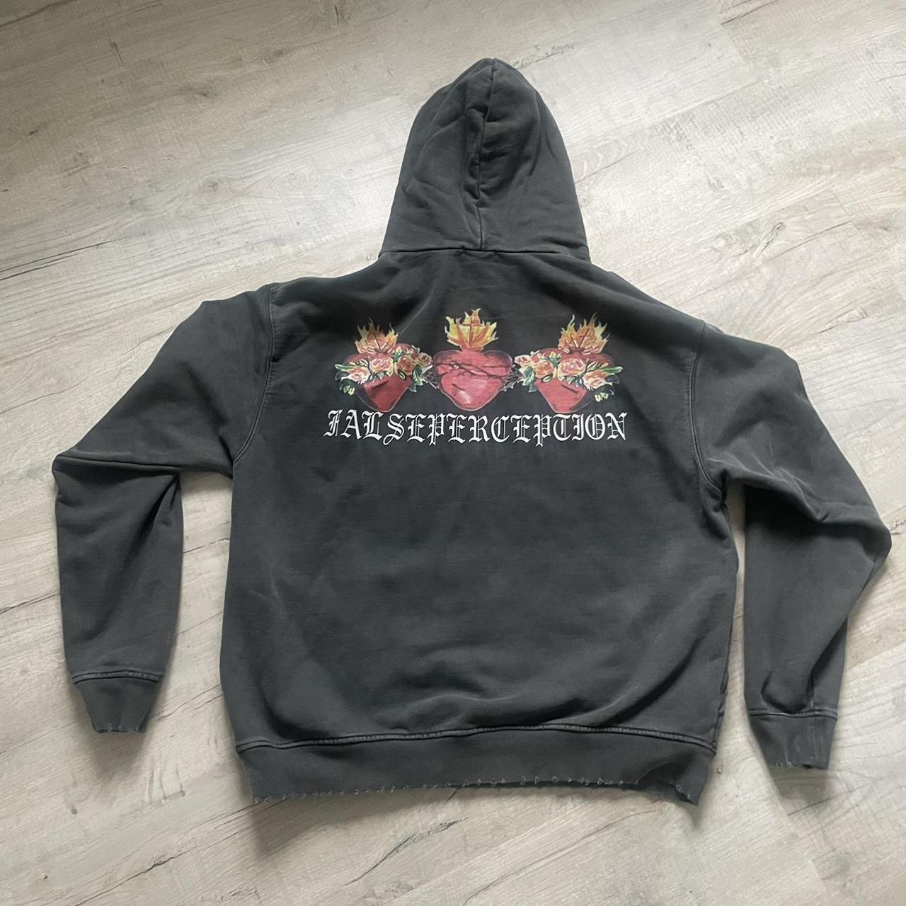 False Perception Jesus Hoodie - Depop