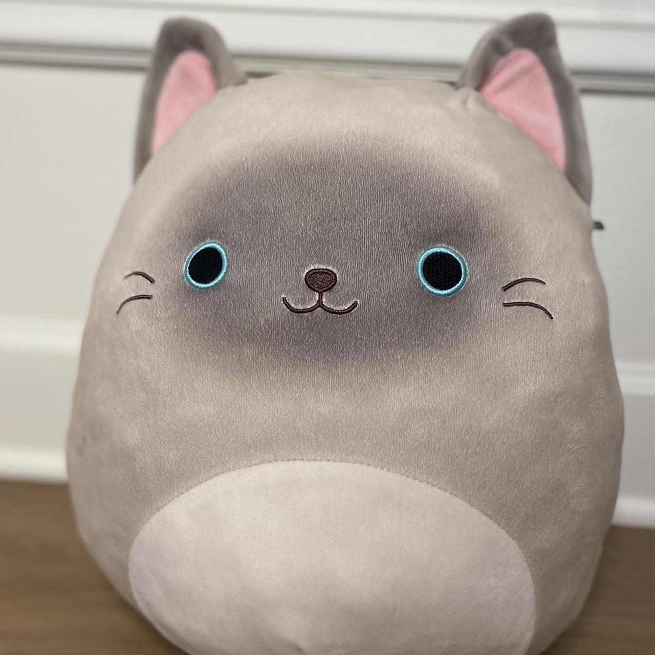 Animal Toy Squishmallows Grey Cat Large Siamese Cat Squishmallow