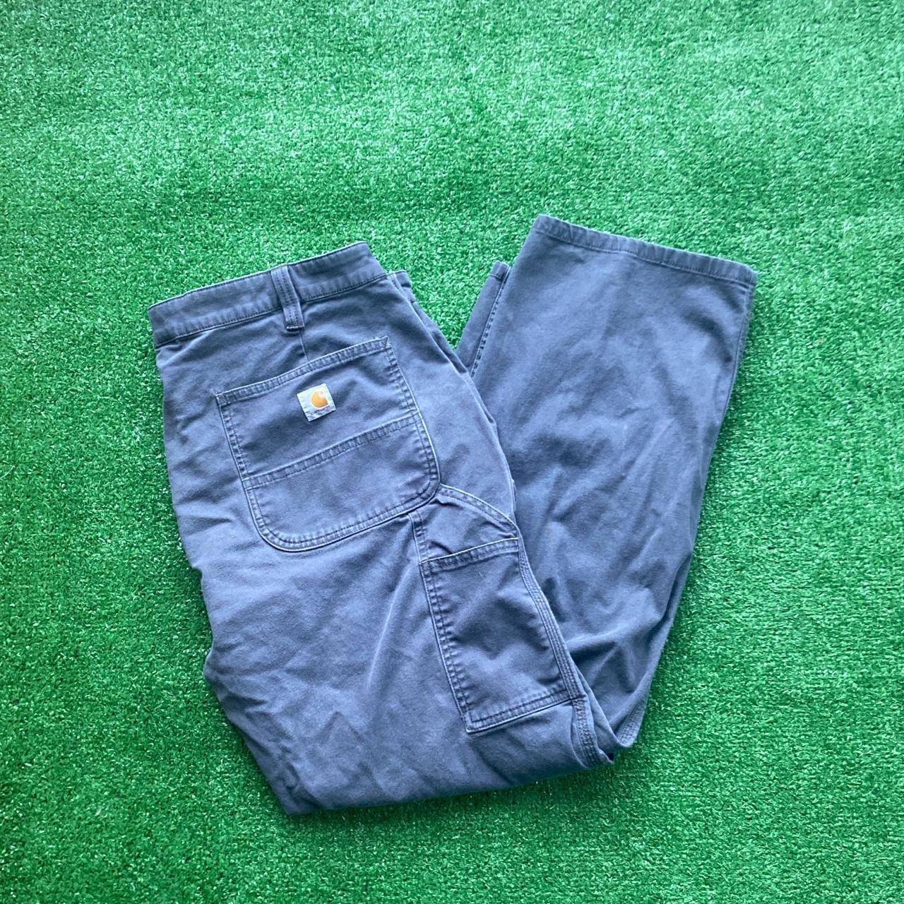 Carhartt Women's Grey Trousers Depop