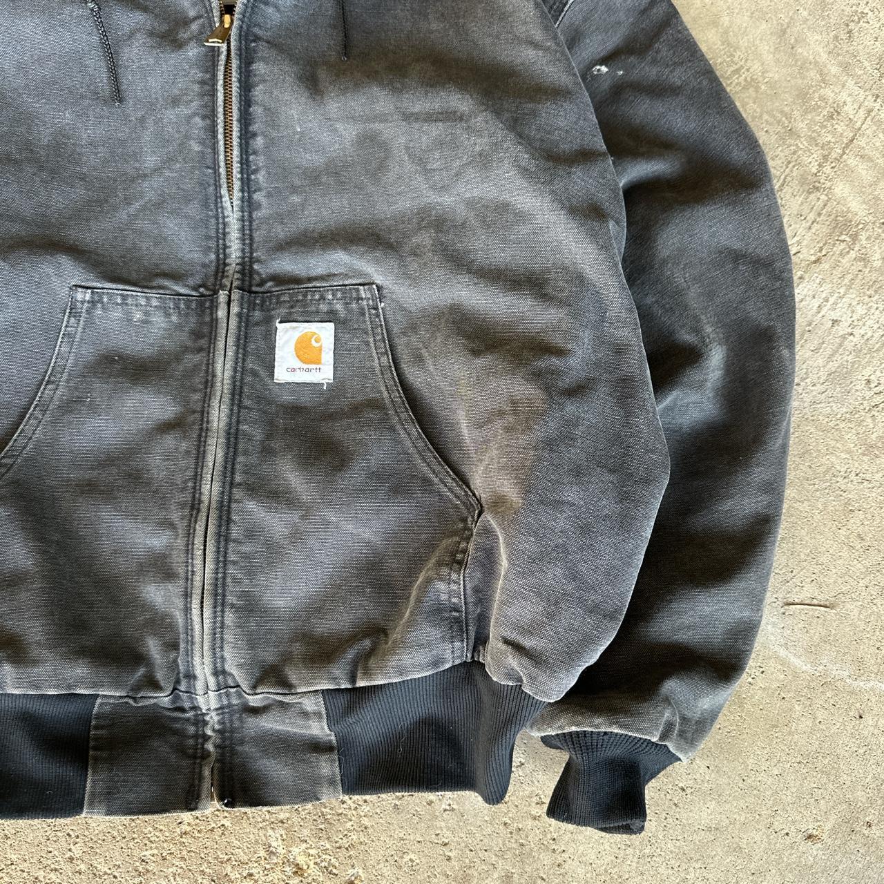 Vintage 90s Carhartt Faded Jacket 🧩 About The - Depop