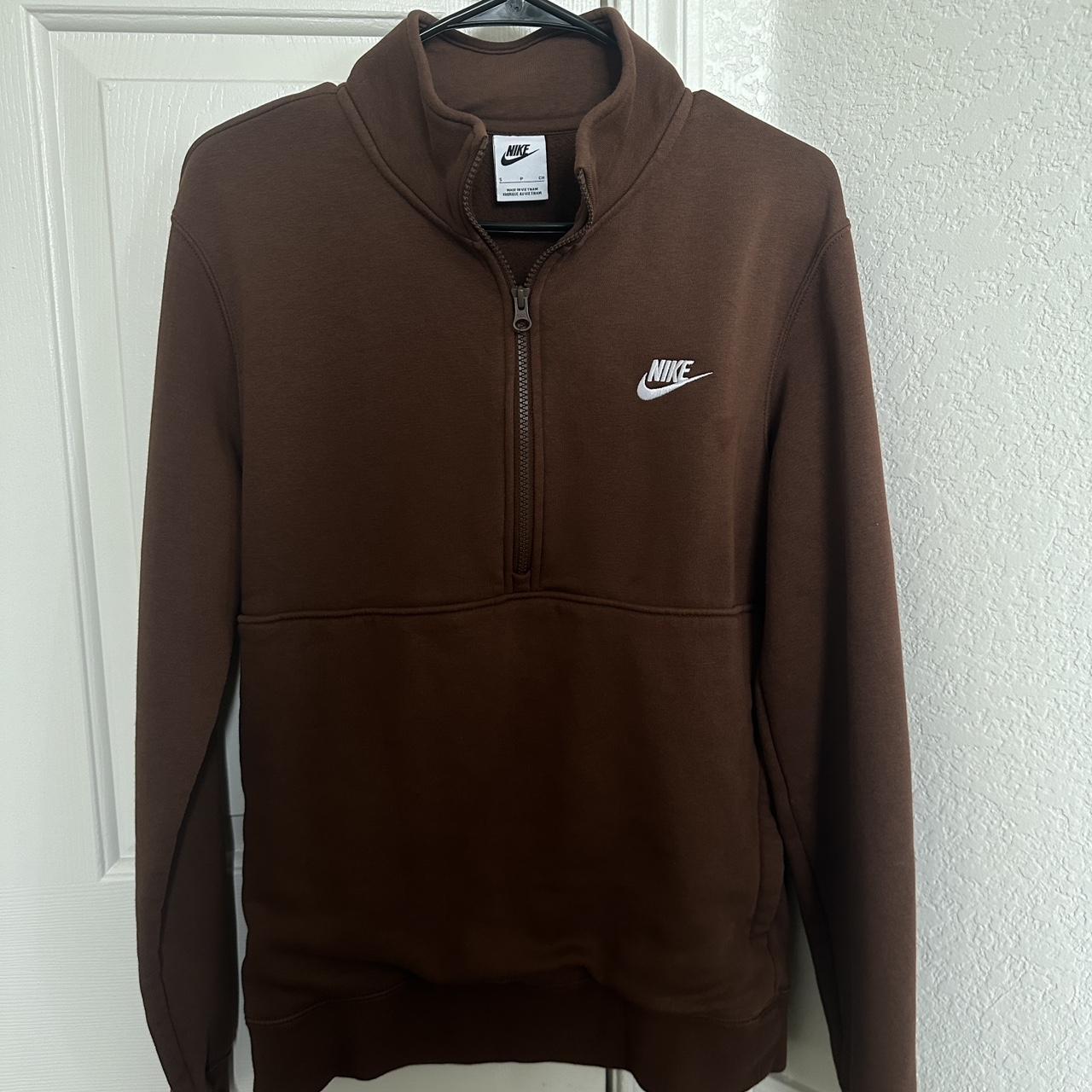 mens nike quarter zip fleece