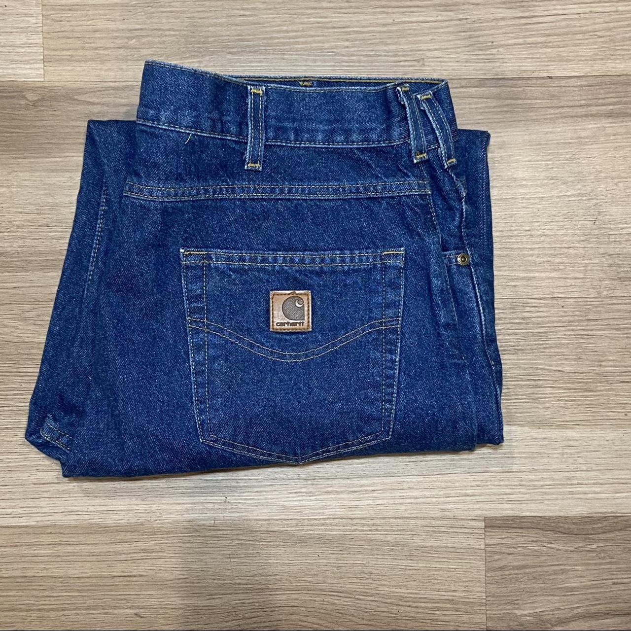 men-s-tan-and-blue-jeans-depop