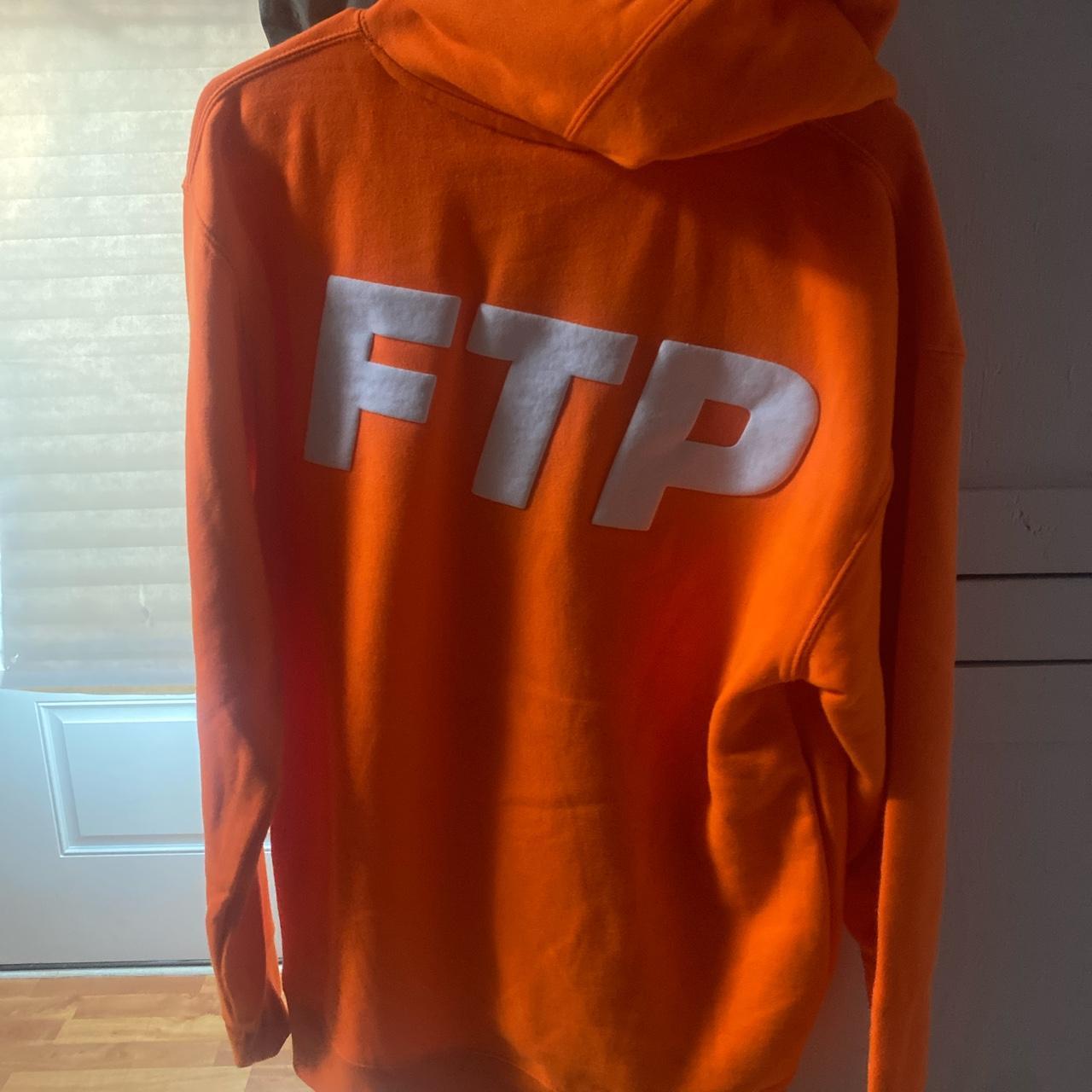 FTP Puff Print Logo Pullover Orange
