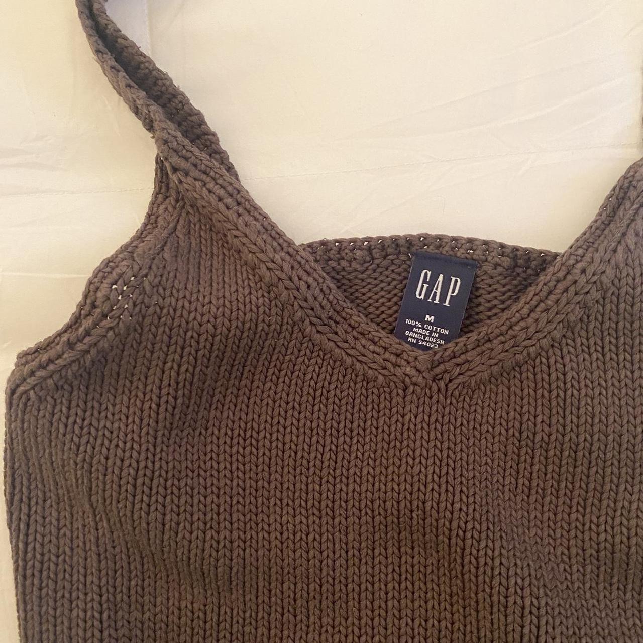 Gap Women's Brown Vest Depop