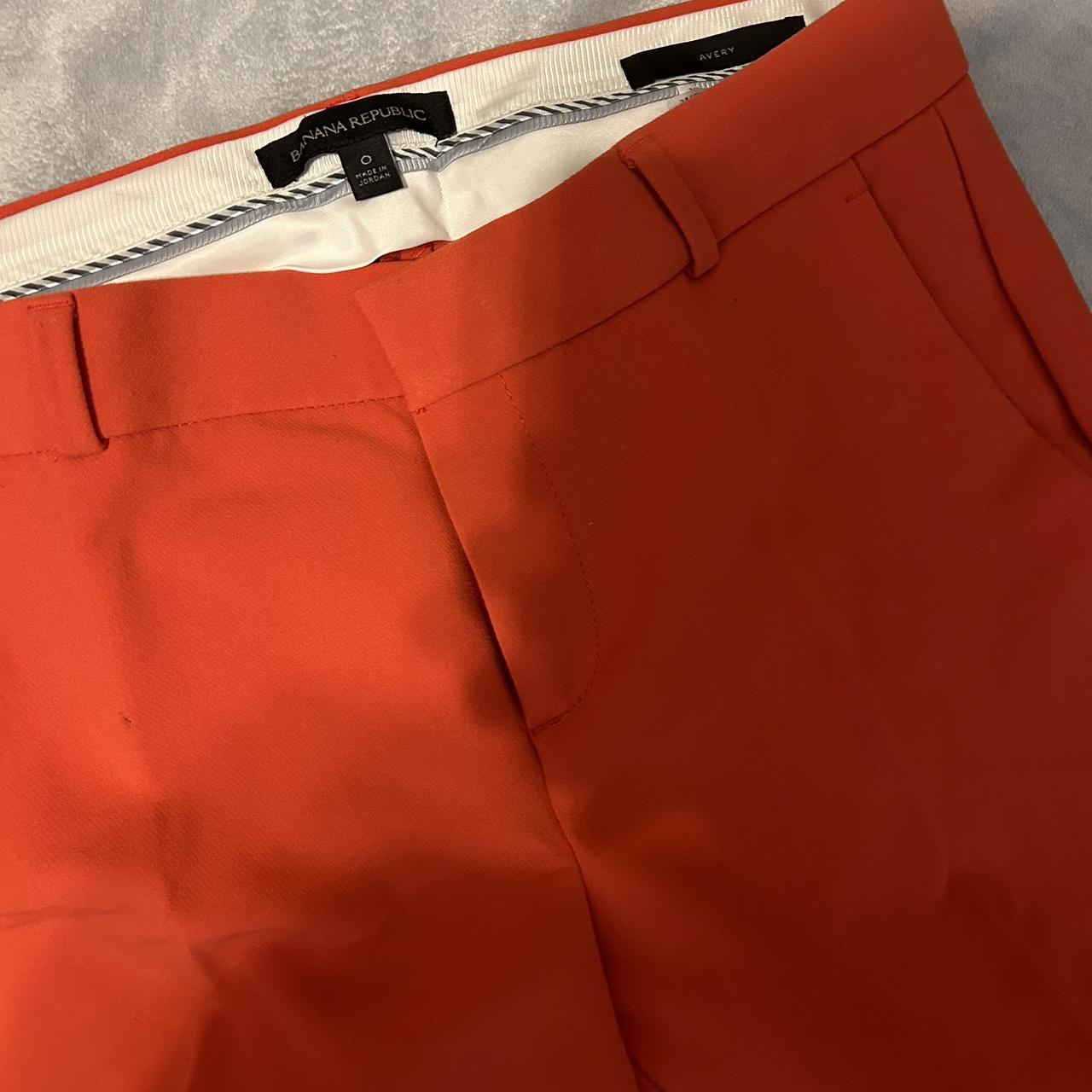 Dark orange banana republic pants Avery style - Depop