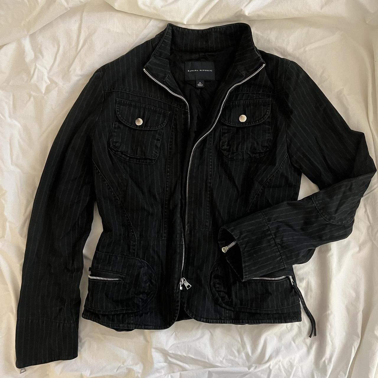 Banana republic black 2025 denim jacket