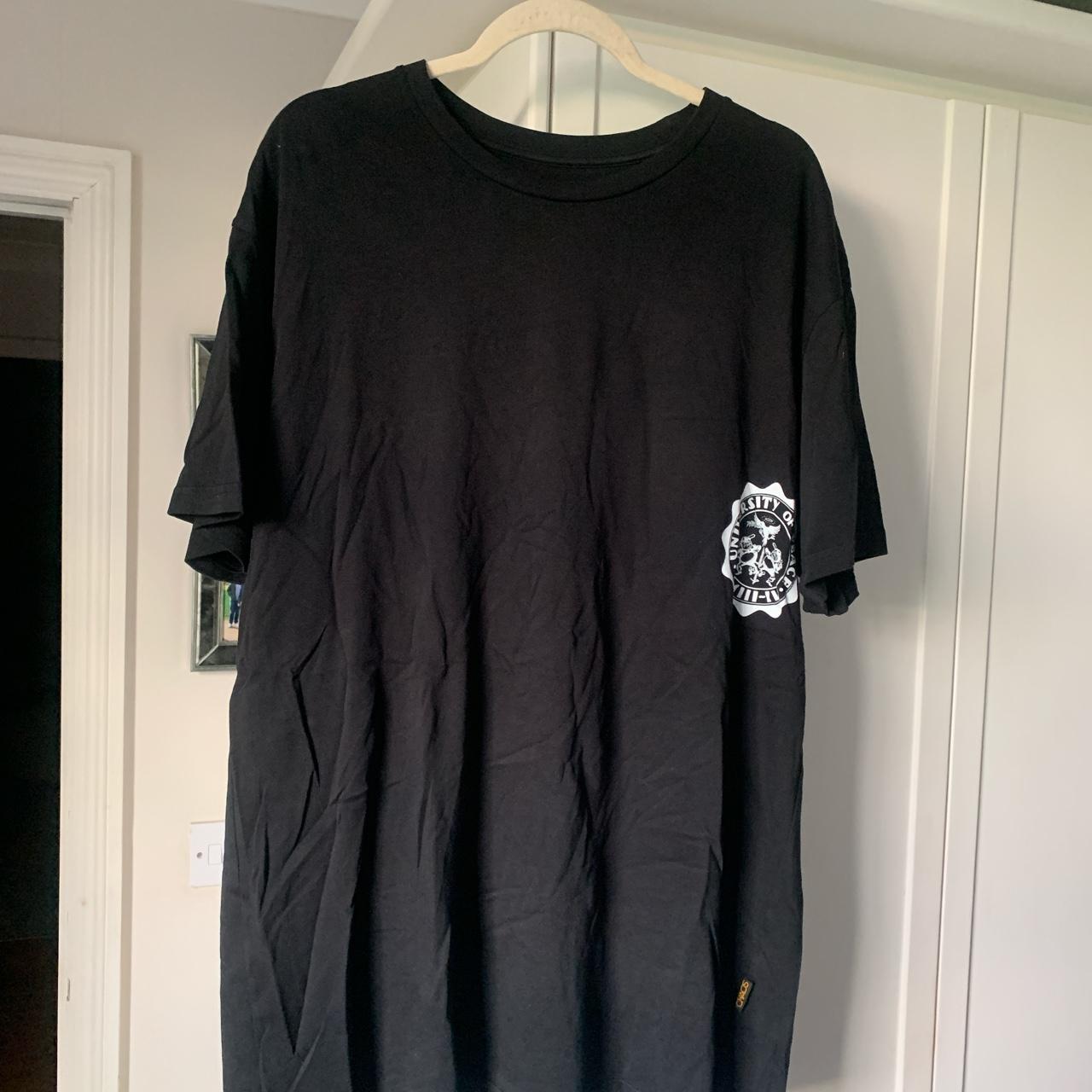 Vivienne Westwood t-shirt Black with white badge on... - Depop