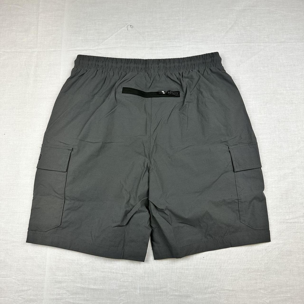 Nicce shoreline cargo shorts in coal size medium... - Depop