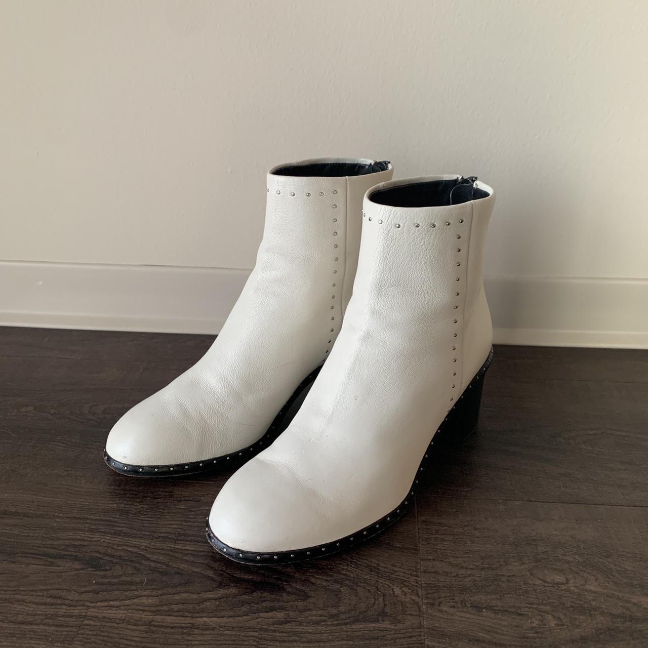 Rag & Bone Women's White Boots | Depop