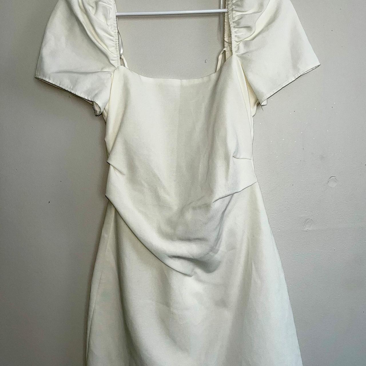 Zara white dress dress zara whitedress