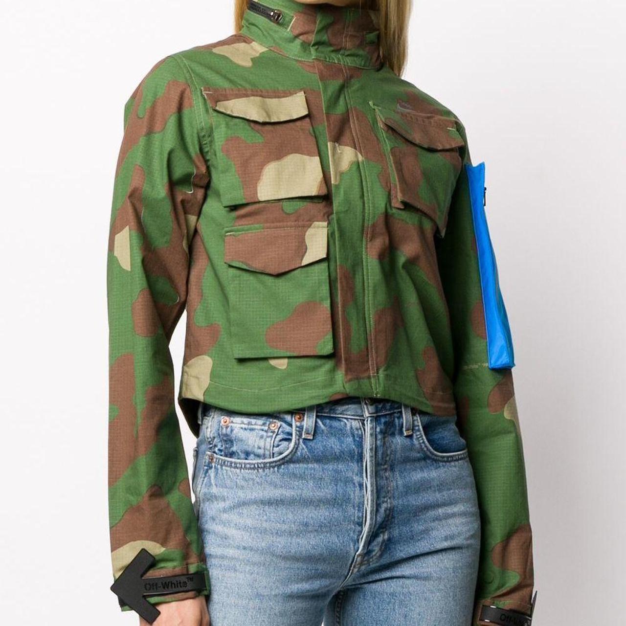 camo nike jacket womens
