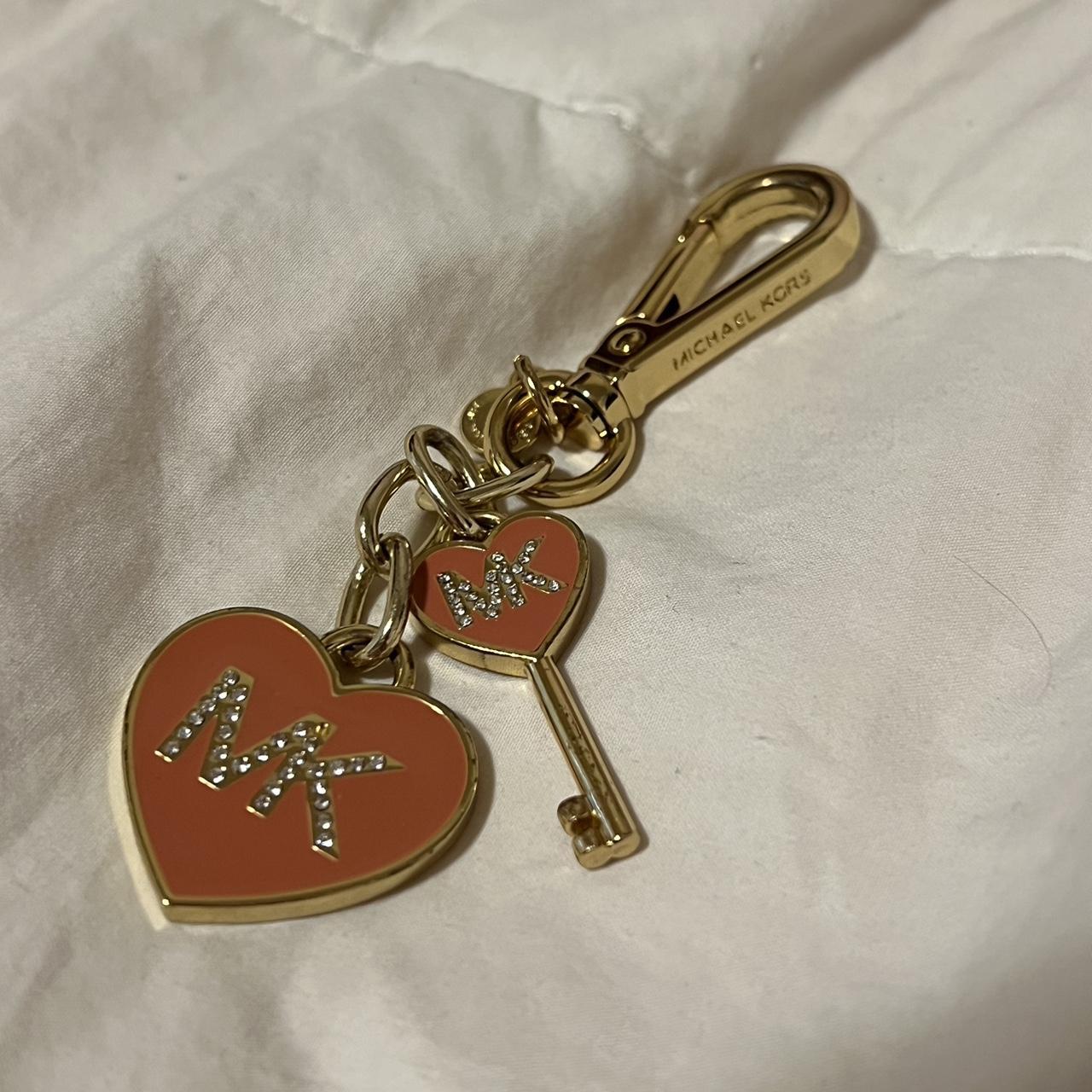 Michael kors hot sale heart keychain