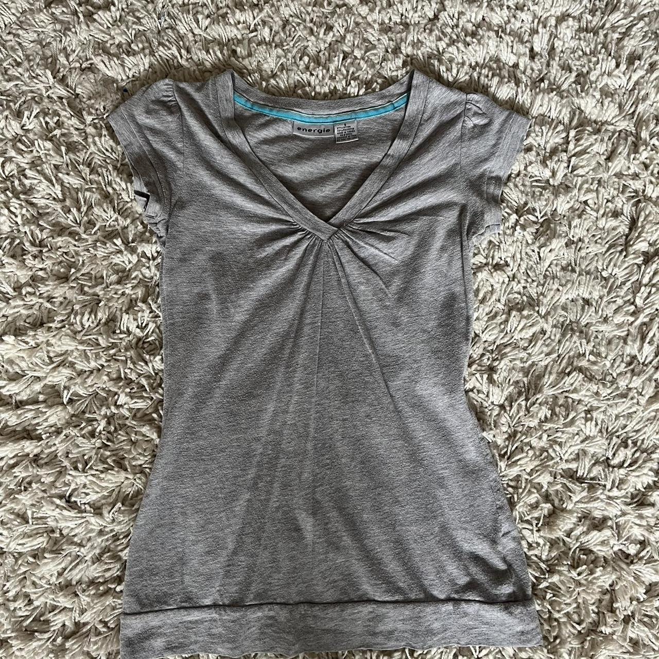 Brandy Melville Women's Grey T-shirt | Depop