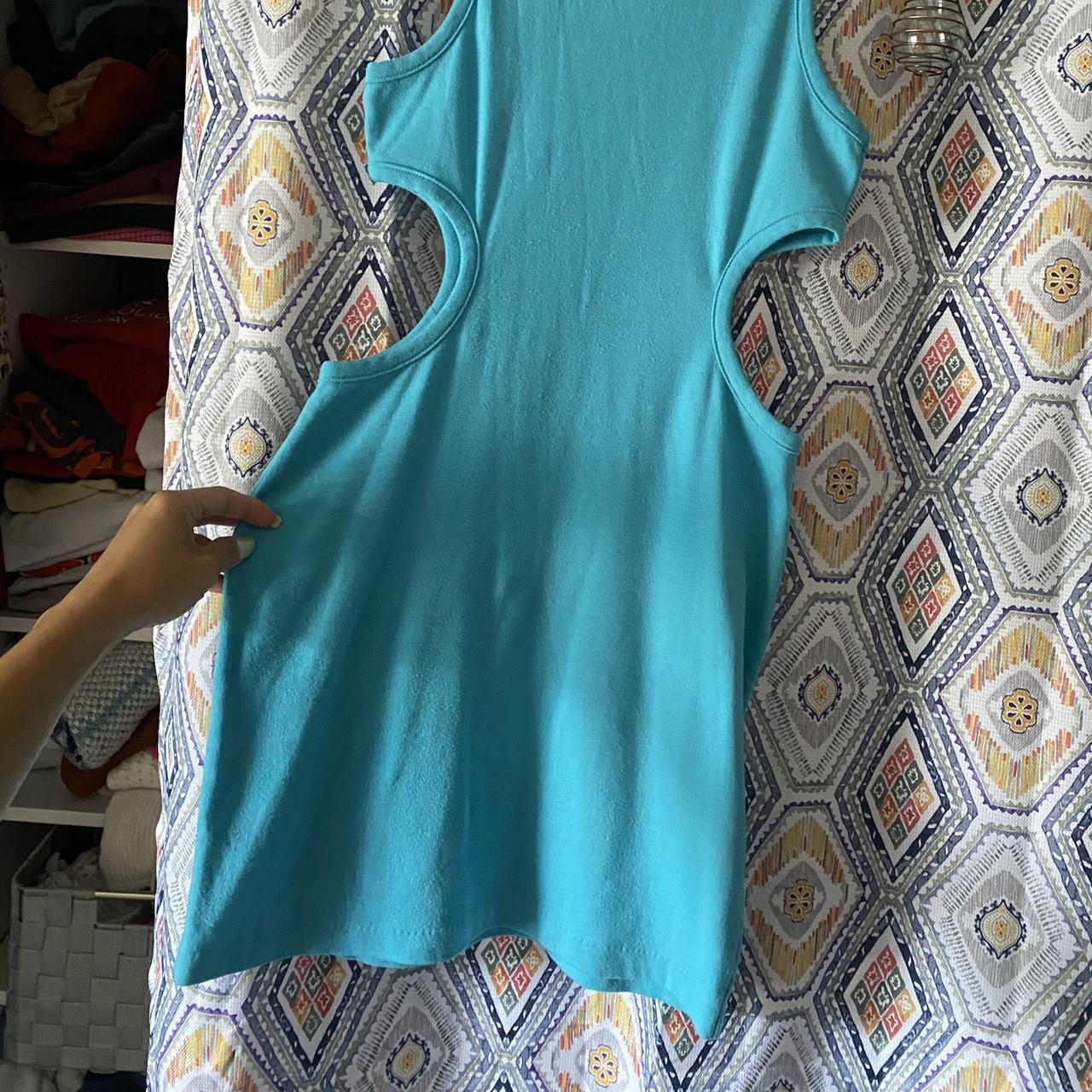 vintage arista cutout mini dress soft material super... - Depop
