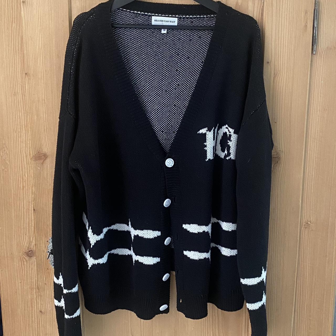 HEAVEN CAN outlet WAIT MIDNIGHT RAZOR CARDIGAN