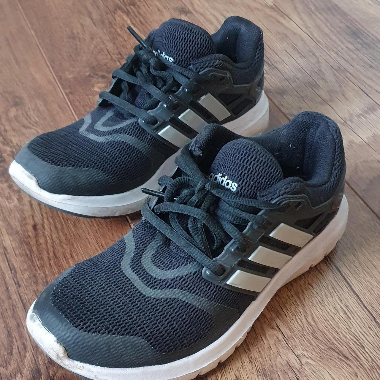 Adidas Ortholite Cloudfoam black and white trainers Depop