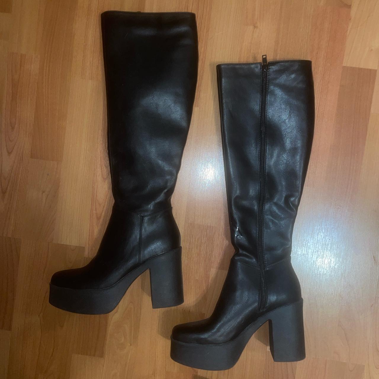 lamoda lockdown knee high boots