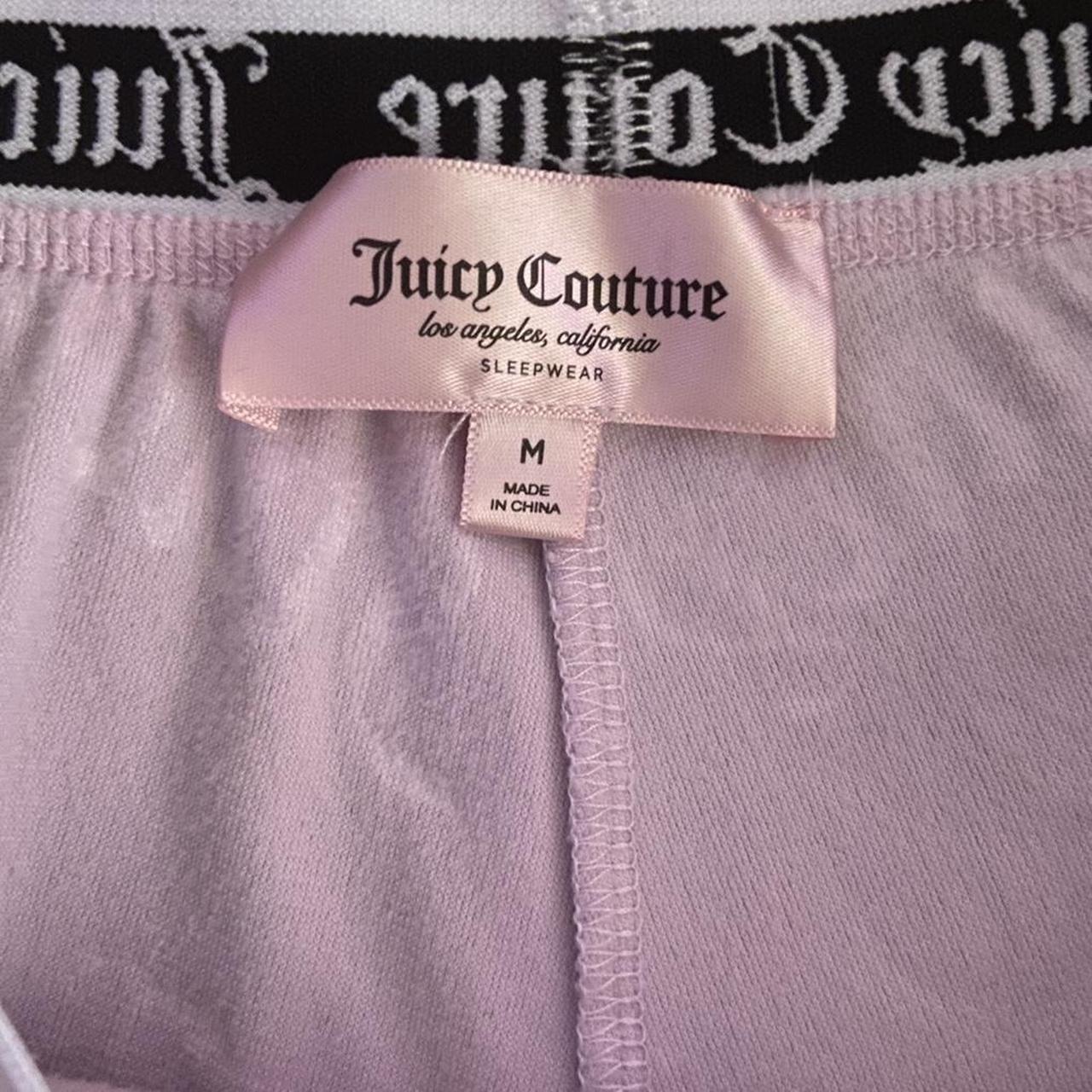 Juicy Couture Pink sleep shorts !! Crown Designs :)