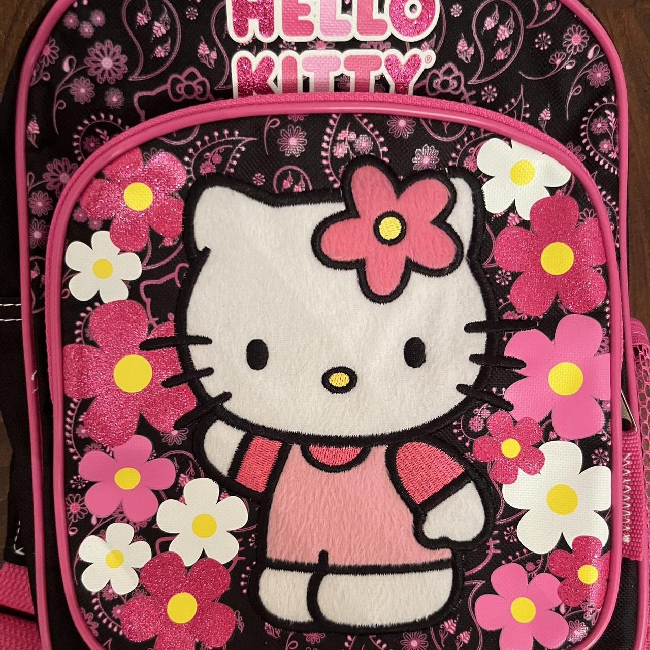 hello kitty pink mini backpack so cute this is a. Depop