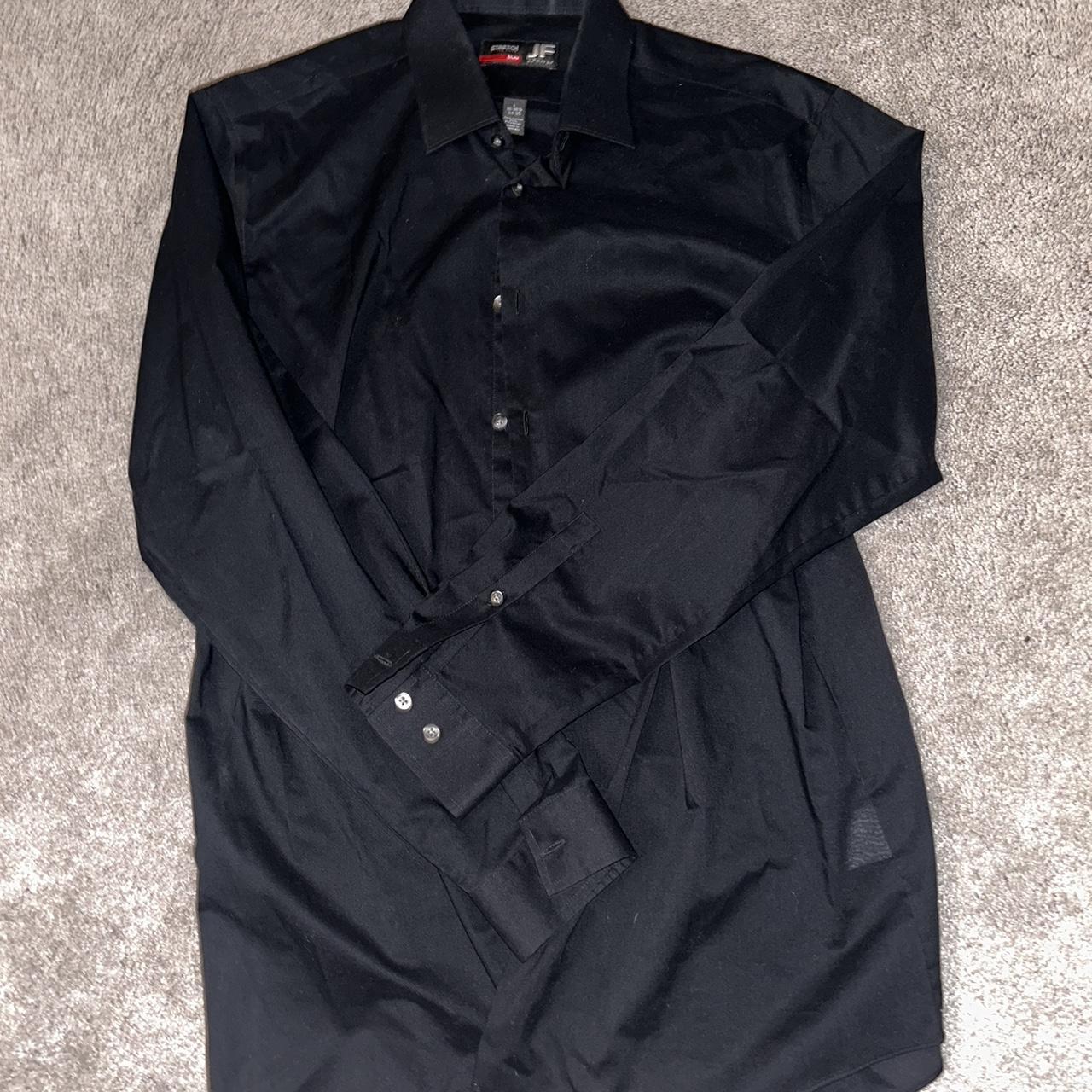 JF J.Ferrar Men's Black Shirt | Depop