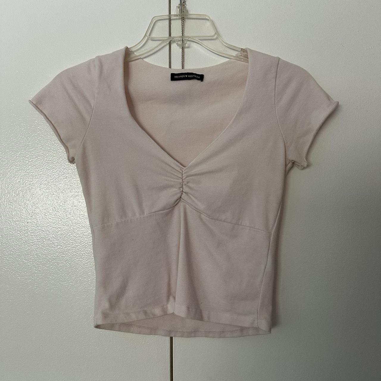 brandy melville pale pink top NO RETURN NO PAYPAL... Depop