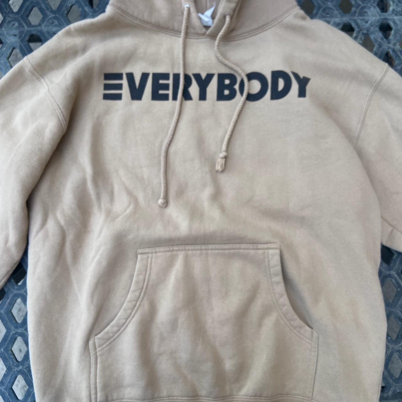 Logic tan everybody hoodie Very thick Size L