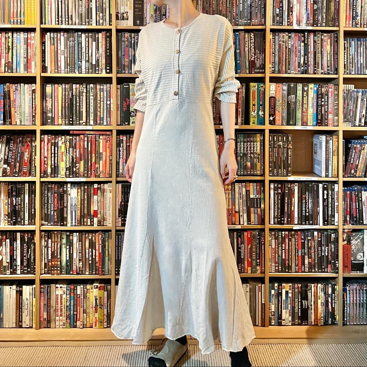 Vintage cotton maxi dress fashion